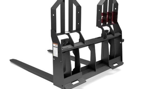 Rail Pallet Fork Walk-Through Left Back Angle