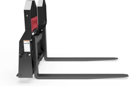 Rail Pallet Fork Walk-Through Right Side