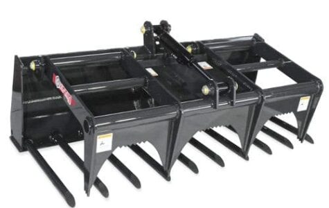 V40 Utility Fork Grapple Front Closed