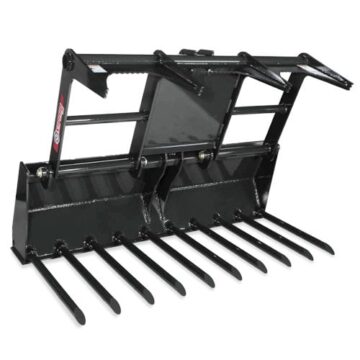 V40 Utility Fork Grapple Front Open