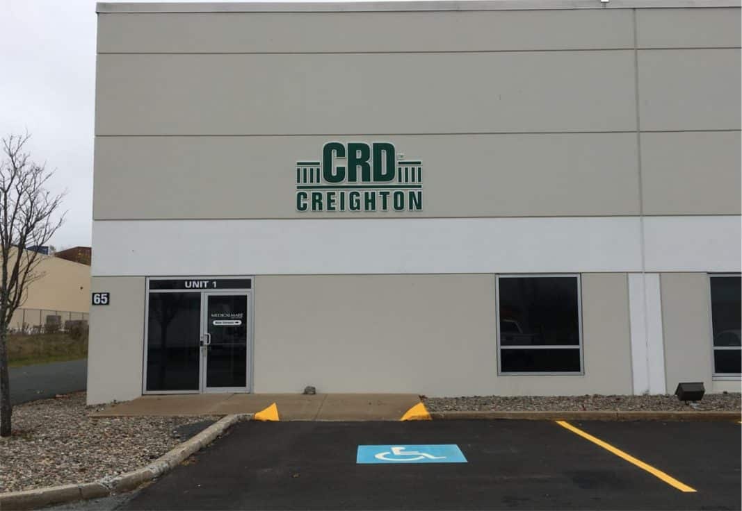 Dartmouth Location of Creighton rock