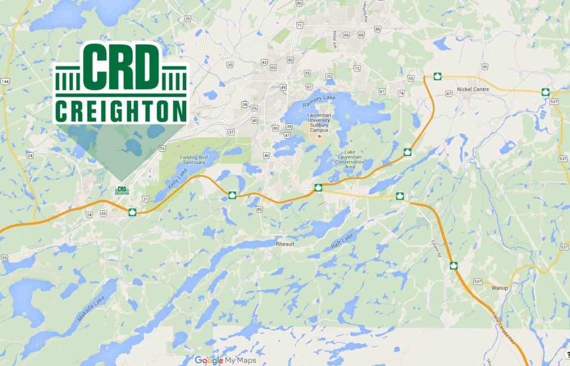 Sudbury CRD Map