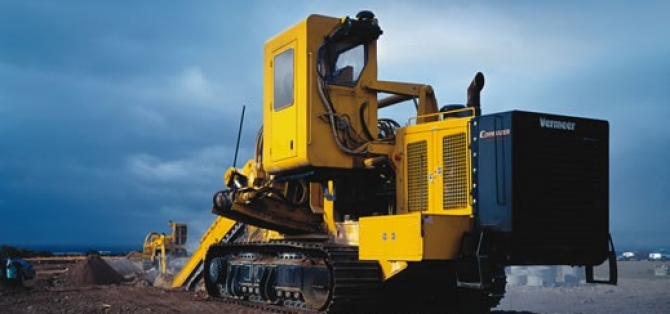 Trenching Machine apart of Kennametal Construction Tools